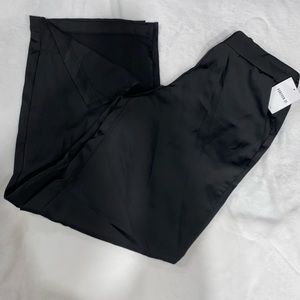 Forever 21 black flare satin pants size small